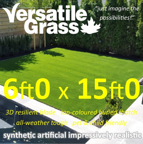6ft x 15ft Multi Usage Synthetic Artificial Grass