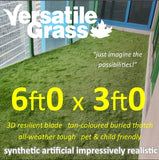 6ft x 3ft Multi Usage Synthetic Artificial Grass