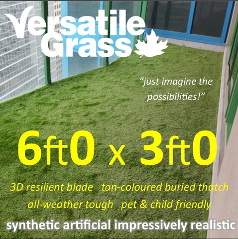6ft x 3ft Multi Usage Synthetic Artificial Grass