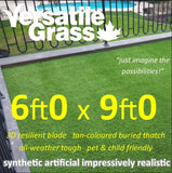 6ft x 9ft Multi Usage Synthetic Artificial Grass