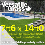 7ft6 x 14ft Multi Usage Synthetic Artificial Grass