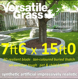 7ft6 x 15ft Multi Usage Synthetic Artificial Grass