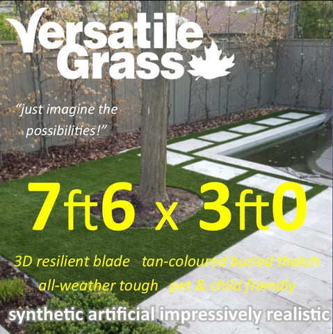 7ft6 x 3ft Multi Usage Synthetic Artificial Grass