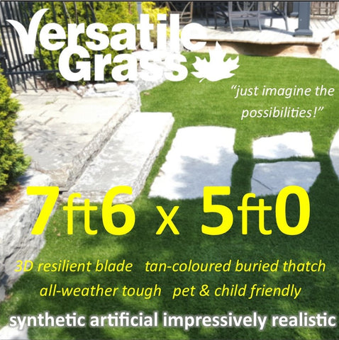 7ft6 x 5ft Multi Usage Synthetic Artificial Grass