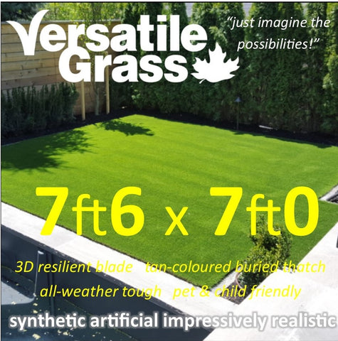 7ft6 x 7ft Multi Usage Synthetic Artificial Grass
