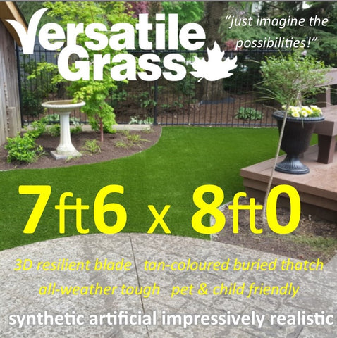 7ft6 x 8ft Multi Usage Synthetic Artificial Grass