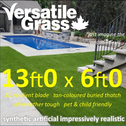 13ft x 6ft Multi Usage Synthetic Artificial Grass